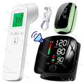 Smart LCD Rechargeable English Voice Wrist Blood Pressure Monitor Digital Automatic BP Tonometer Heart Rate Sphygmomanometer