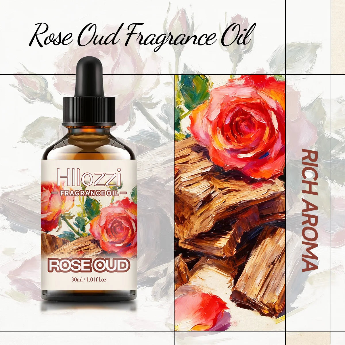 ROSE OUD FRAGRANCE OIL: For aromatherapy, diffusing, fargrance and candle Scented Candle.
