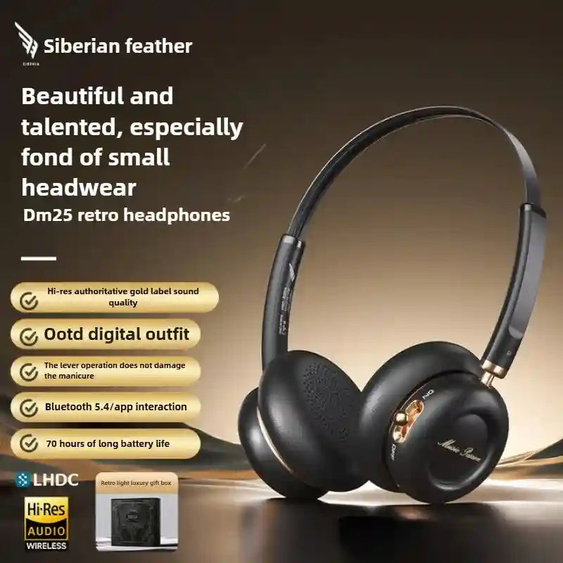 Wireless Bluetooth Gaming Headphones with Active Noise Cancellation Black Tidesmit