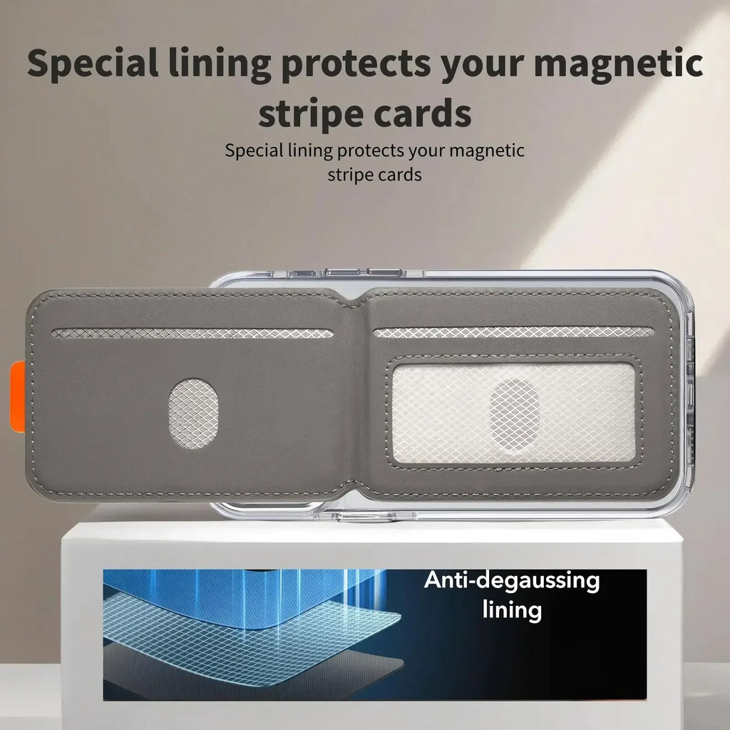 Magnetic Card Holder for iPhone: Slim RFID MagSafe Wallet & Card Case Tidesmit