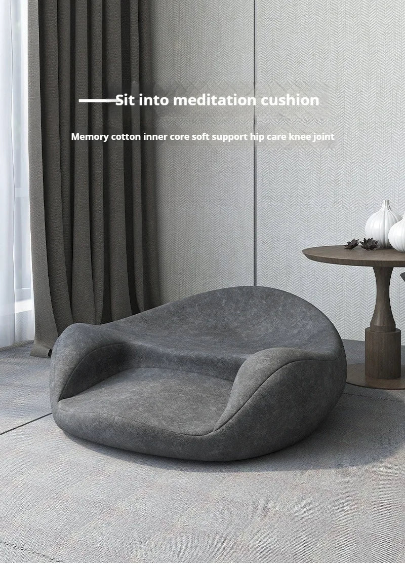 Ergonomic Meditation Cushion 60x60x22cm Memory Foam Floor Seat Pillow for Tailbone & Hip Support Comfortable Yoga Floor Chair