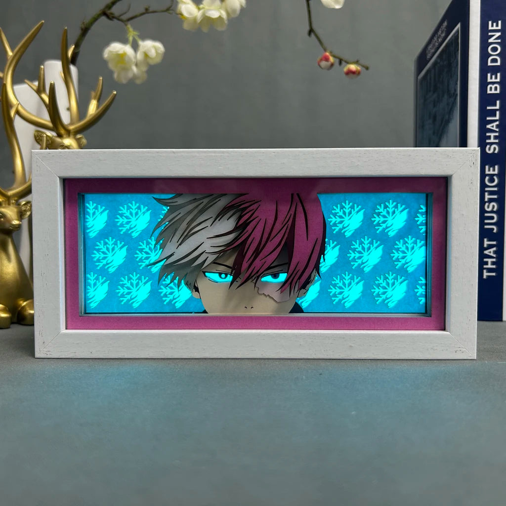 Anime LED Light Box – 3D Paper Cut Night Lamp with Remote Control ZDD-02 Tidesmit
