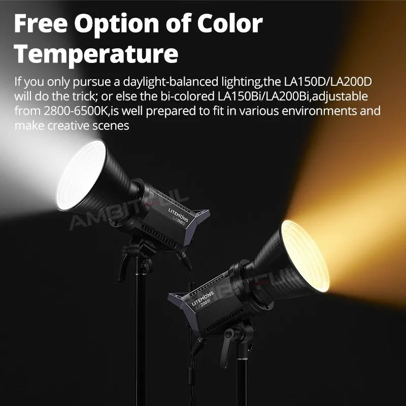 LED Video Light 230W Studio Lighting with Bowens Mount Tidesmit