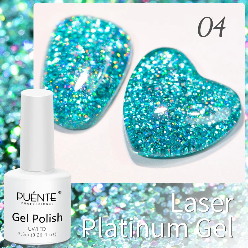 3D Sculpture Gel Nail Polish 15ml - Professional Soak Off Formula Permanent Makeup Machines Laser platinum 04 Tidesmit