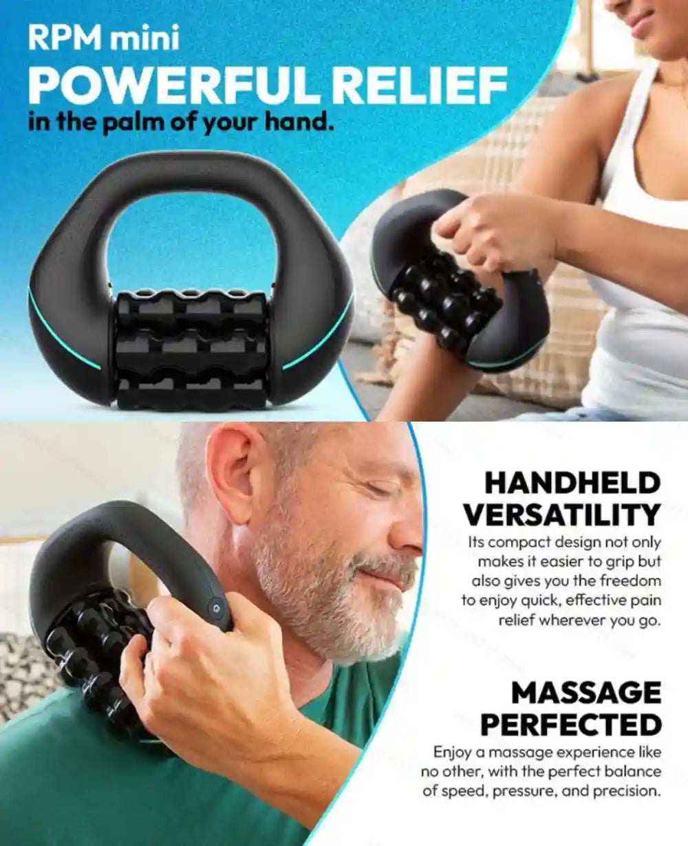 Electric Massage Roller | 3-Speed Vibration Deep Tissue Recovery Massage Roller Tidesmit