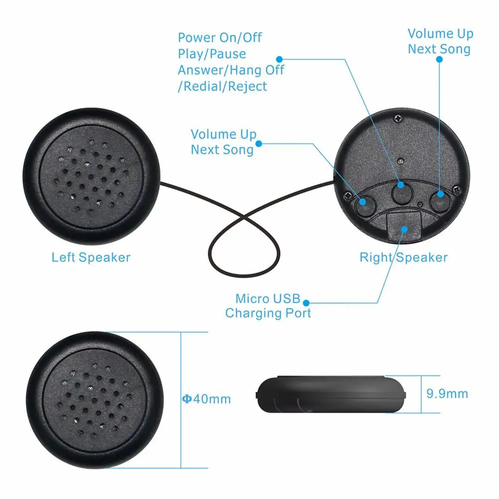Bluetooth Sleep Headphones Headband - Soft Wireless Audio Mask Tidesmit