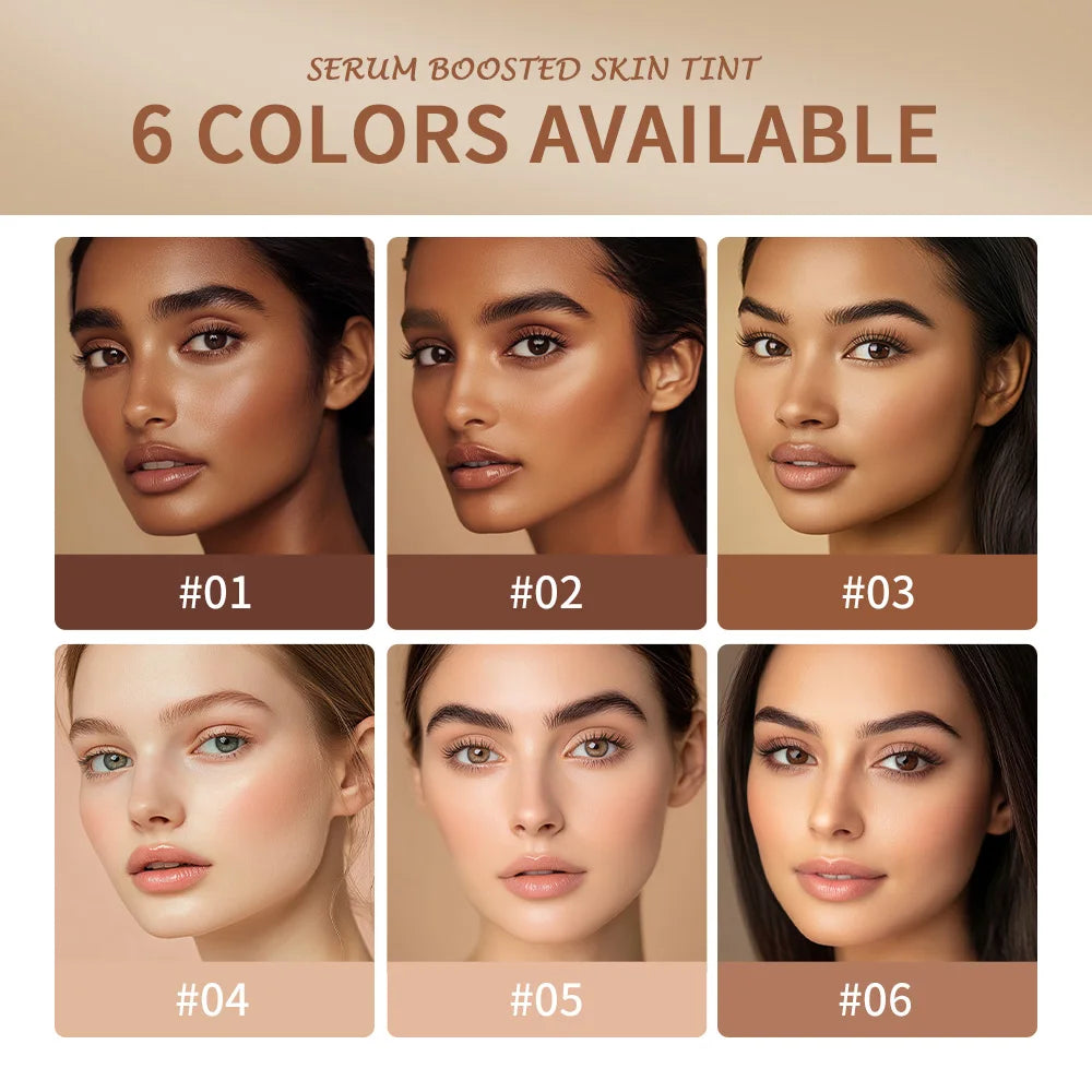 Tidesmit foundation stick serum boosted skin tint balm texture close-up for moisturizing coverage and even skin tone
