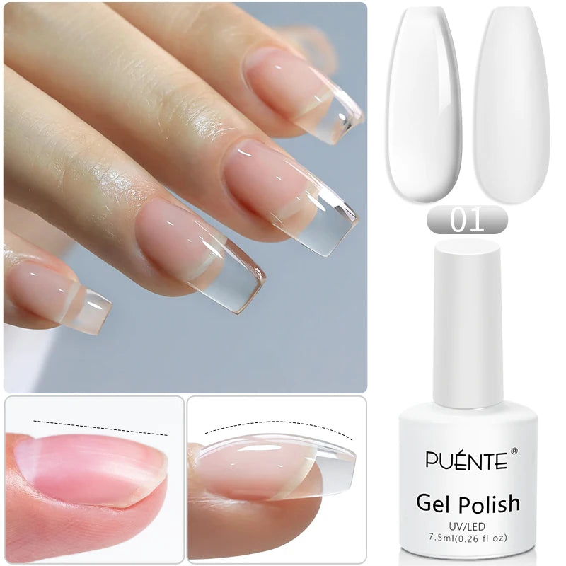 3D Sculpture Gel Nail Polish 15ml - Professional Soak Off Formula Permanent Makeup Machines quick extension 01 Tidesmit