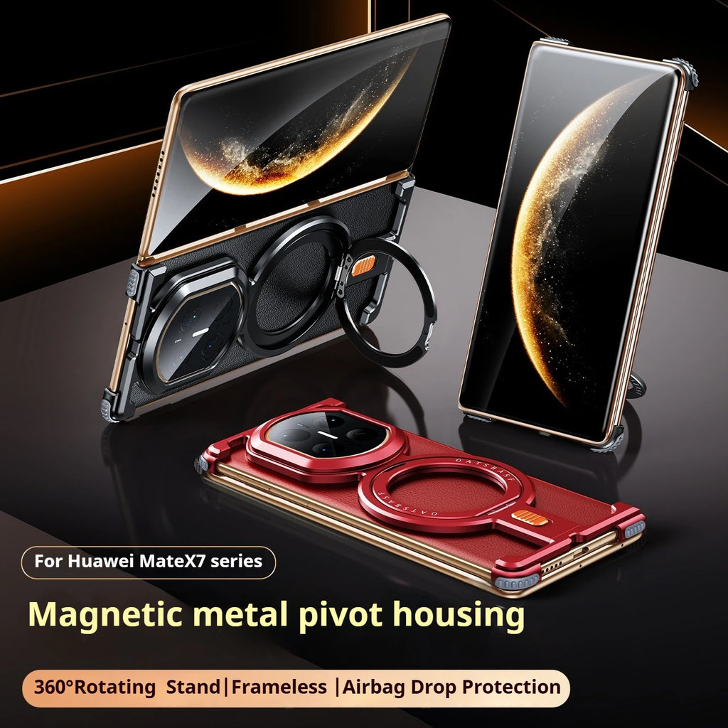 Huawei Mate X7 Case with Magnetic Kickstand - Military-Grade Protection Tidesmit