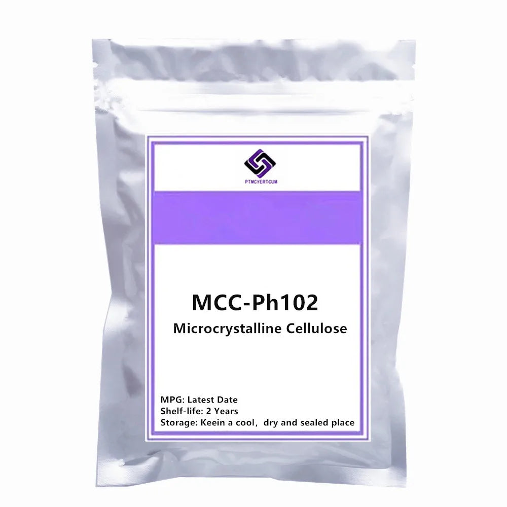 Tidesmit MCC-Ph102 Microcrystalline Cellulose adhesive supplement powder for pharmaceutical tablet binding and stability.