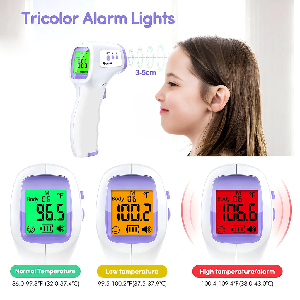 Medical Digital Infrared Forehead Thermometer Electronic Temperature Meter For Baby Thermometer Forehead Non-Contact Termometro