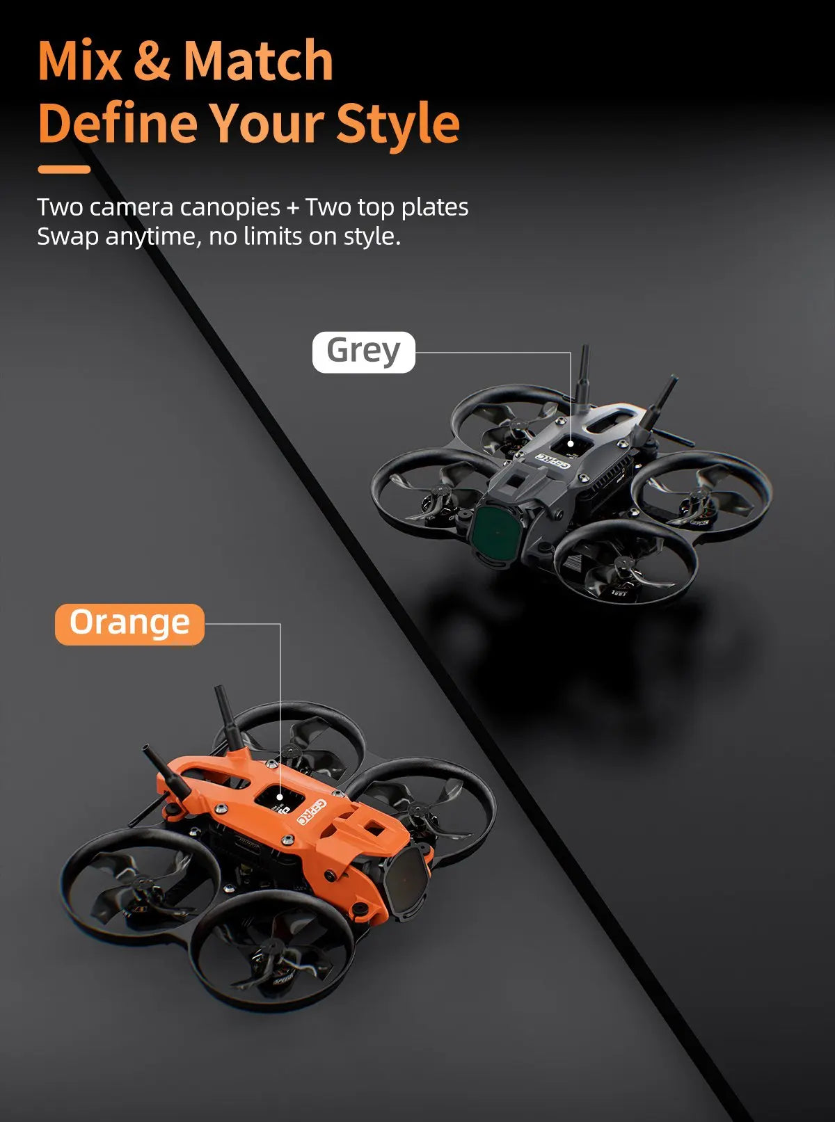 DarkStar16 O4 Pro TinyWhoop | Lightweight 2S FPV Camera Drone Tidesmit