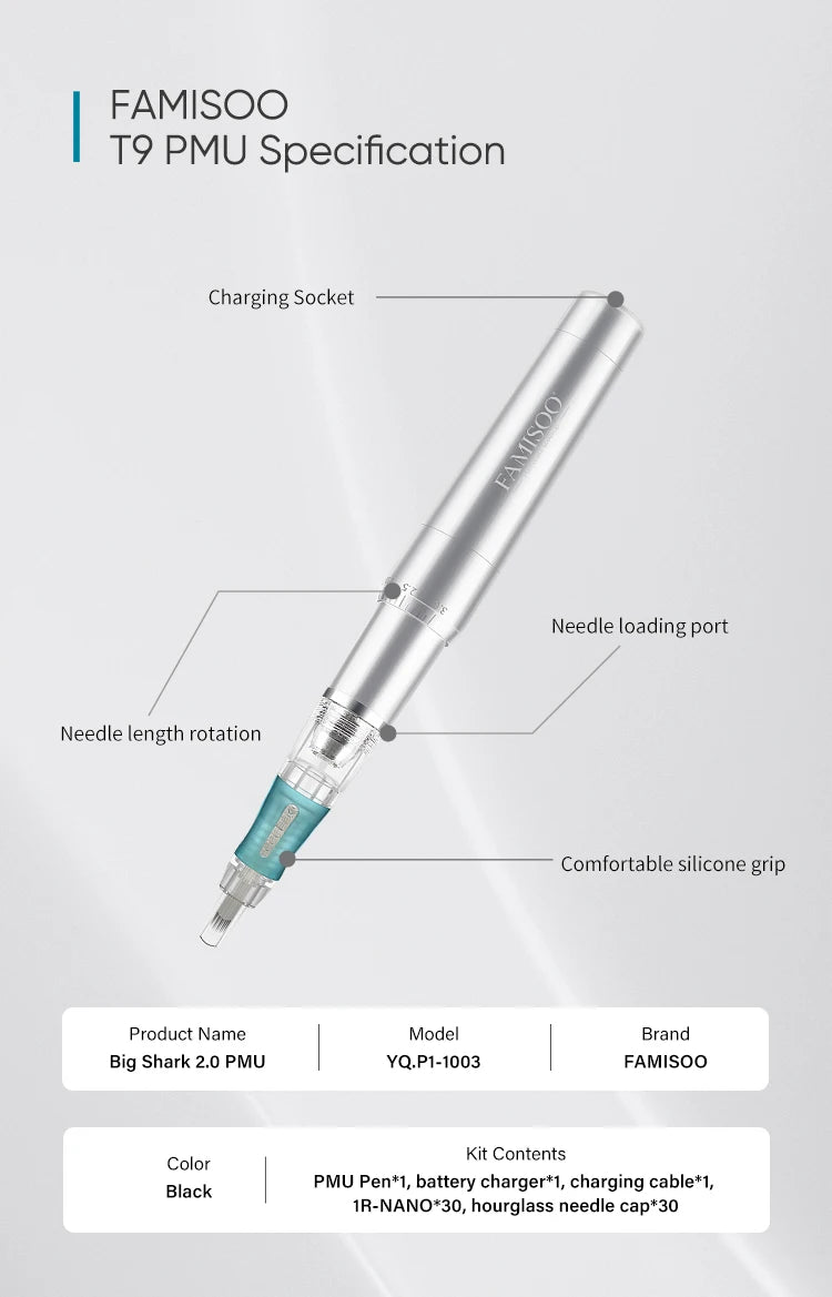 Permanent Makeup Machine - Rotary PMU Device for Eyebrow and Lip Precision Permanent Makeup Machines Tidesmit