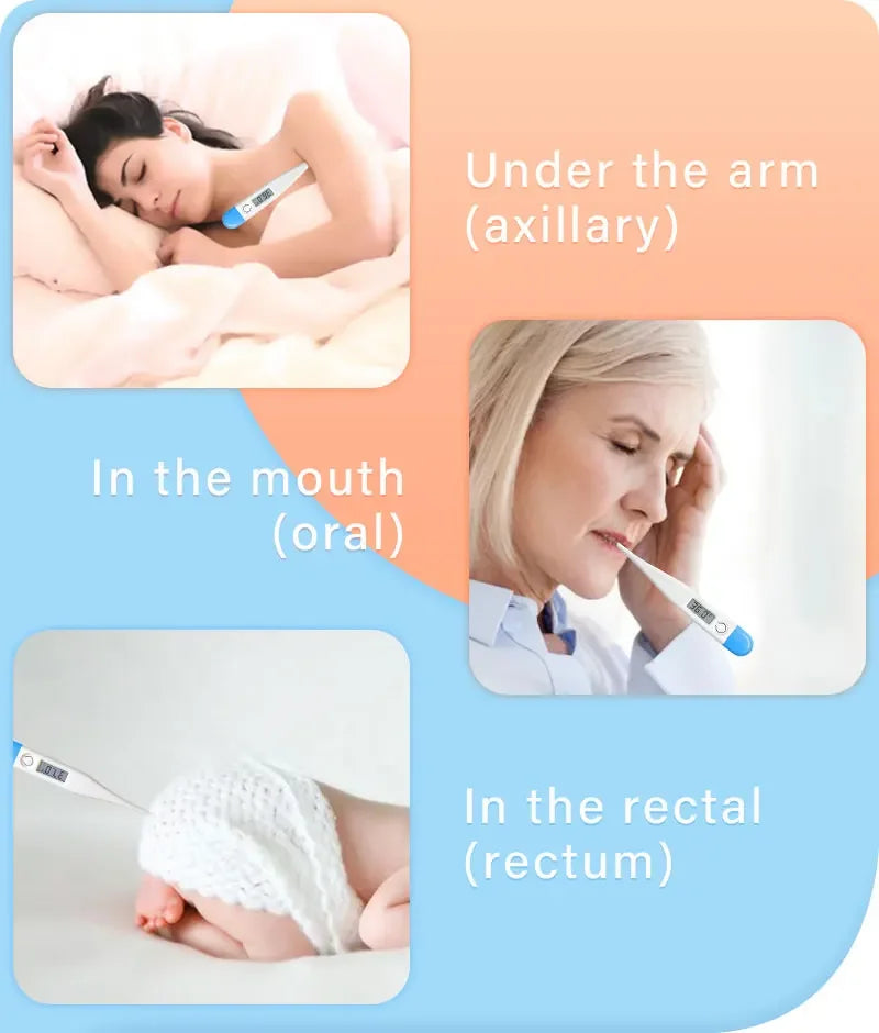 Fever Thermometer Pulse Oximeter Finger Medical Digital Household Baby Adult Measurement Oral Armpit Rectal infrared Basal Body