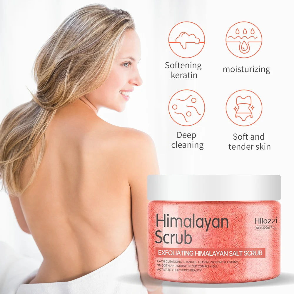 Himalayan Salt Body Scrub - Natural Exfoliation & Hydration (200g) Scrubs Treatments Tidesmit