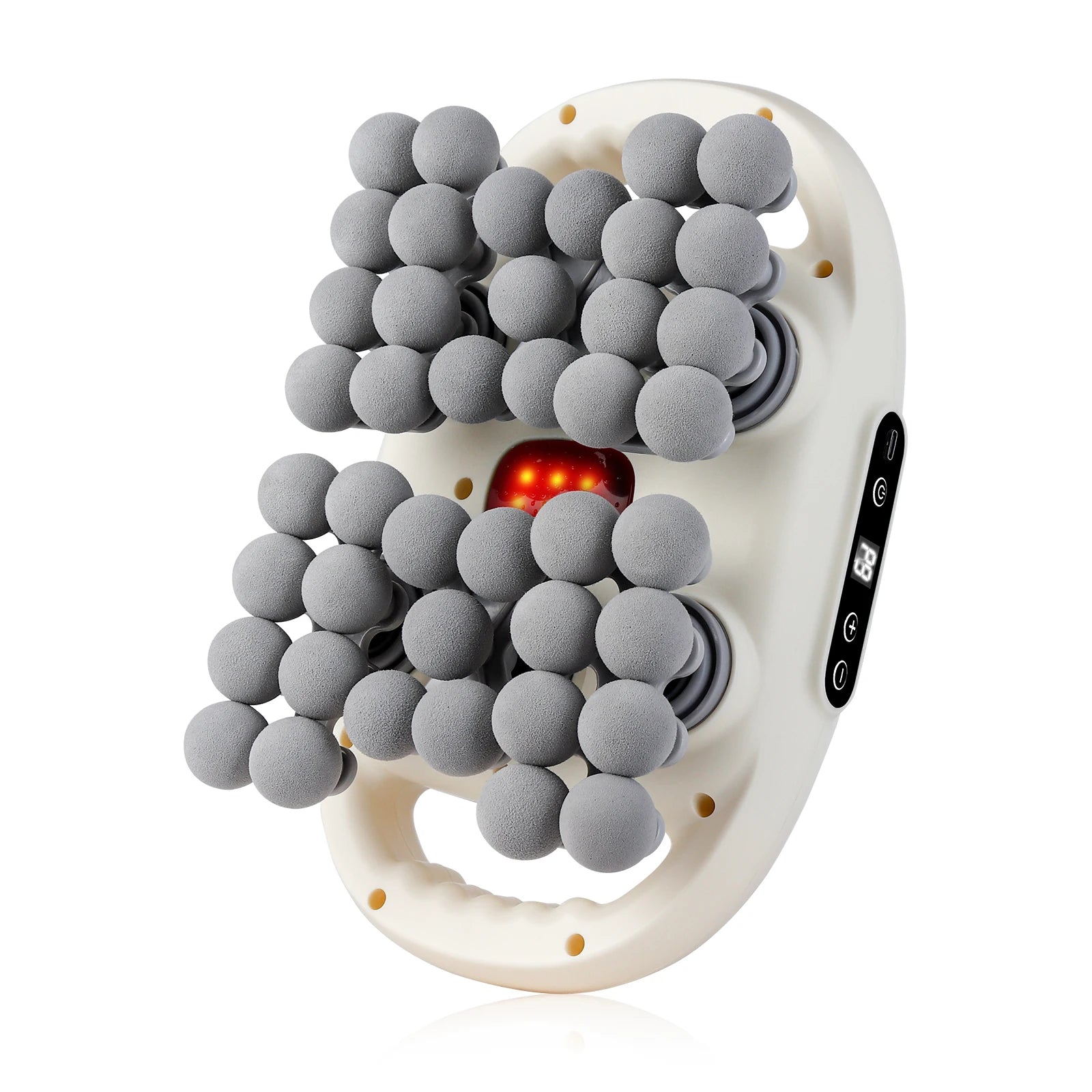 Deep Tissue Massage Gun - Portable Electric Massager with 42 Heads Body Shaping Massage Equipment WHITE Tidesmit