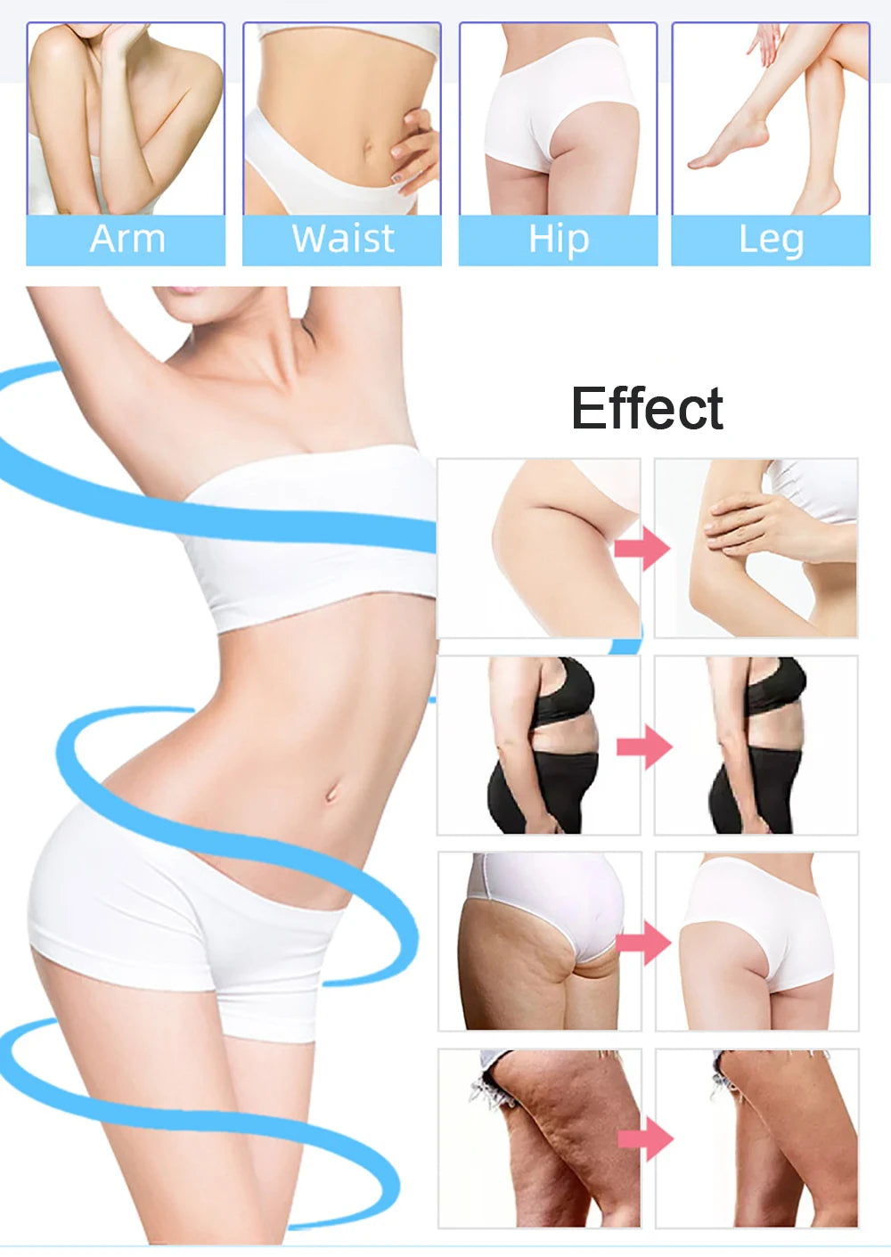 G5 Electric Massager for Deep Tissue Muscle Relief and Cellulite Reduction Back Massage Instrument Tidesmit