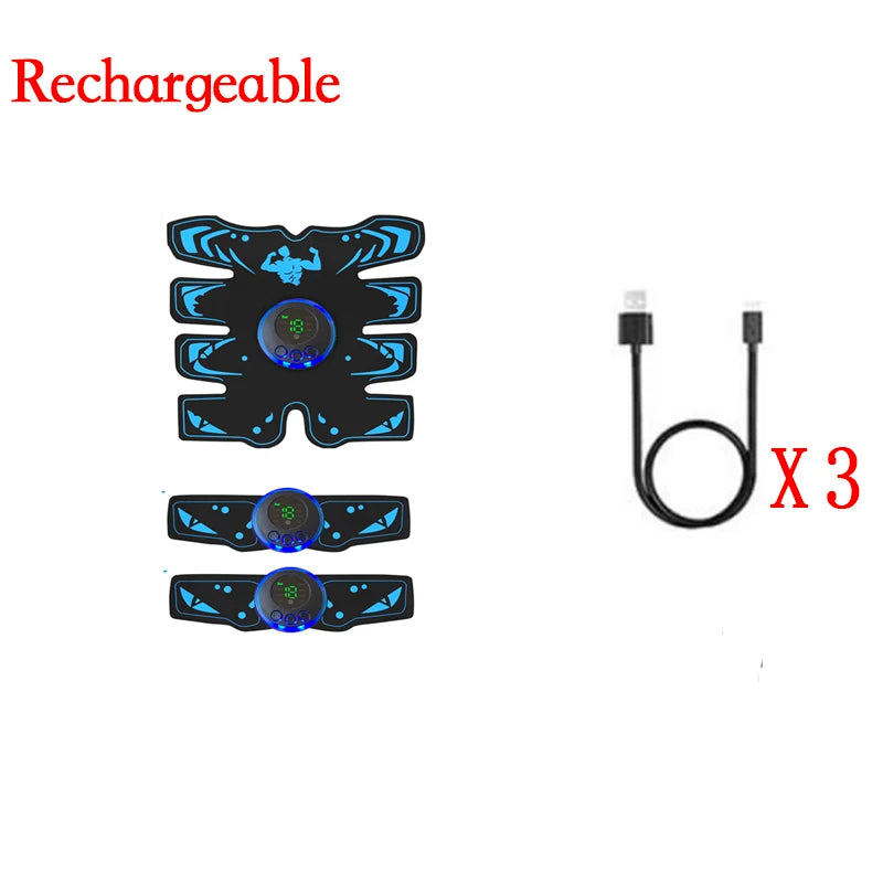 EMS Muscle Stimulator for Abdominal Toning and Body Shaping - TYPE01 Body Shaping Massage Equipment TYPE02M01 Tidesmit