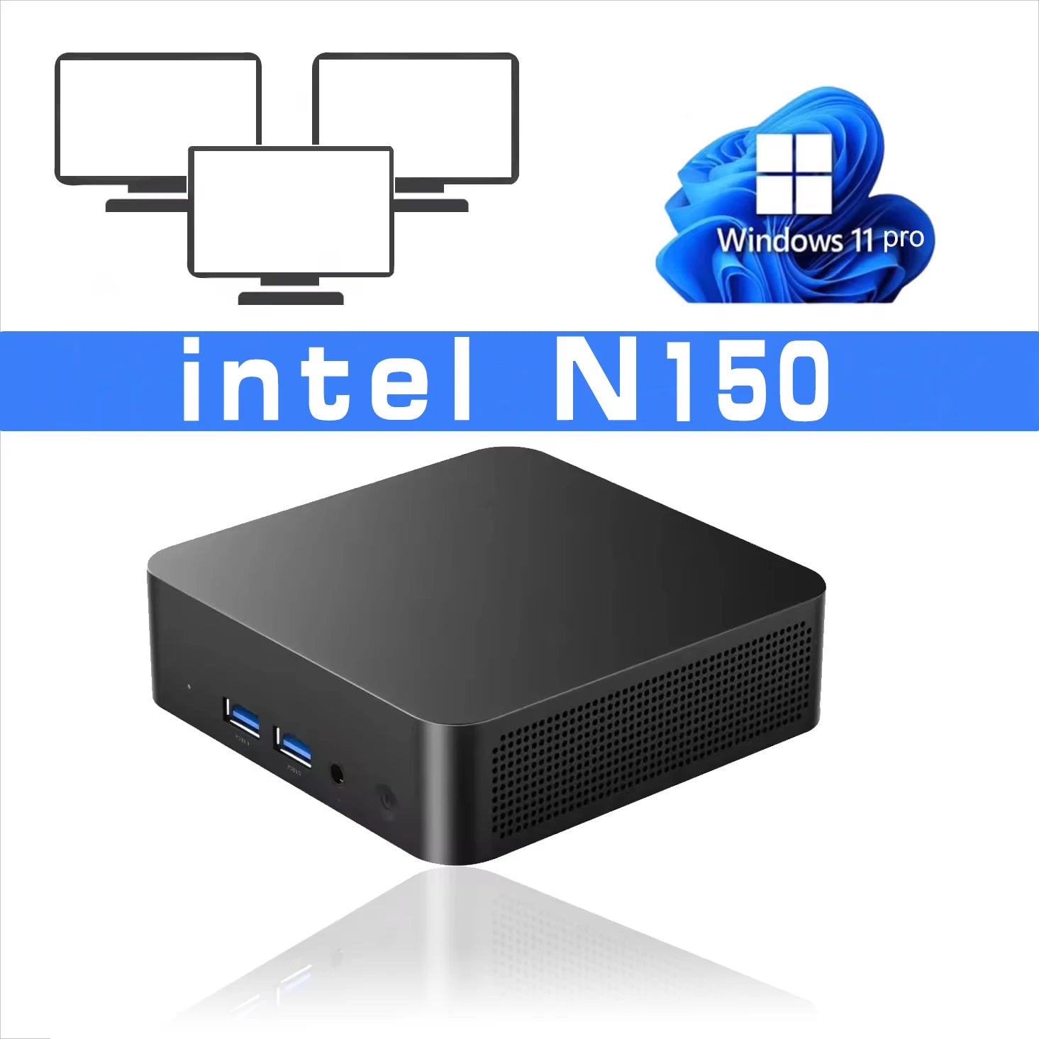 NEW Windows 11 Pro Mini PC Protable Gaming i9 10980HK N150 16/32GB RAM WIFI6 BT5.2 4K 1/2TB SSD 1000Mbps Mini Gamer Computer PC