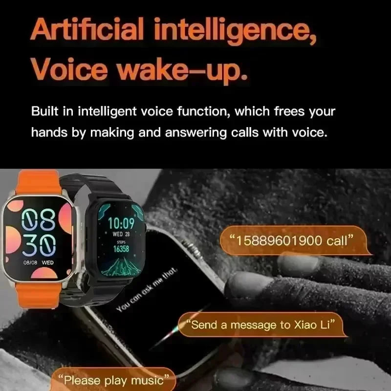 7 Watch Straps Smart Watch for men and women Health & Fitness Tra Bluetooth Phone Call SmartWatch DIY watch Faces Sport Watch