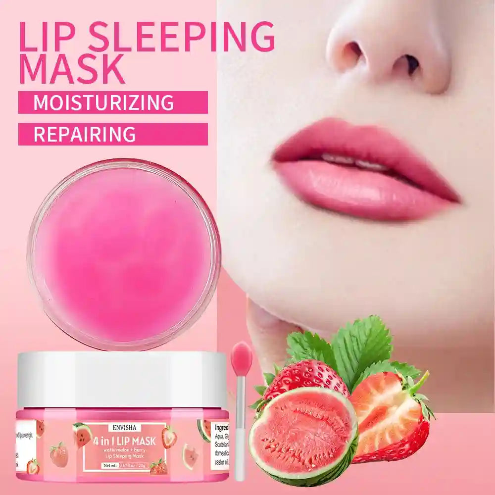Exfoliating Lip Mask and Scrub Set - Nourishing Lip Care Treatment Lip Care Tidesmit