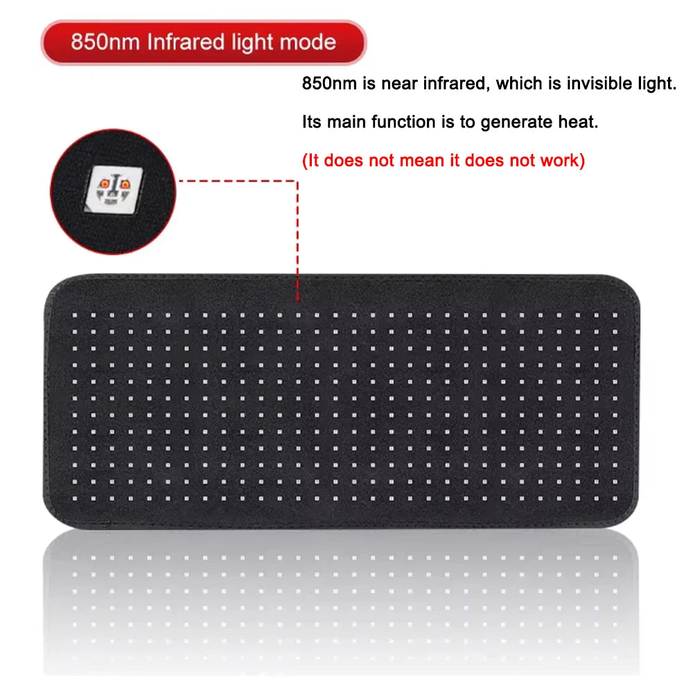 Red Light Therapy Heating Pad for Muscle Relief - Tidesmit Wellness Massage Chairs Tidesmit