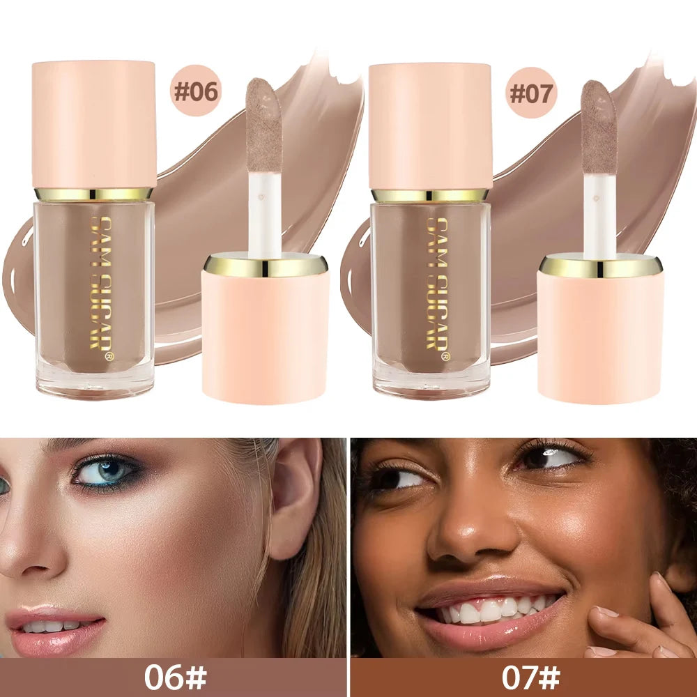 Tidesmit 2026 Beauty Glazed 2 Color Liquid Contouring for matte V-face shaping and waterproof facial definition