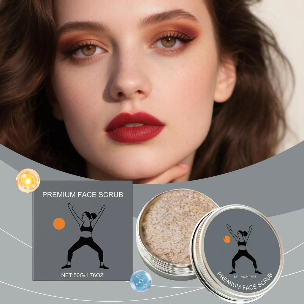 Facial Moisturizing Scrub | Hydrating Pore Cleanser for Soft Skin Scrubs Treatments Tidesmit