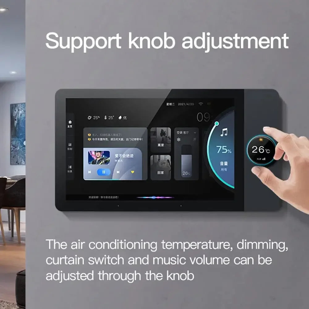 Smart Home Control Panel 8 Inch Touchscreen Zigbee Gateway Tidesmit