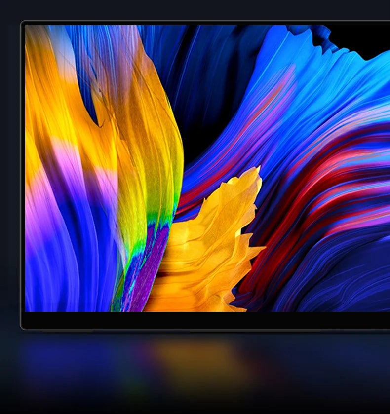 13.3'' AMOLED Portable Monitor OLED Screen 100%DCI-P3 One Cable USB-C Travelling Display On The Go for Office Laptop Mac Windows