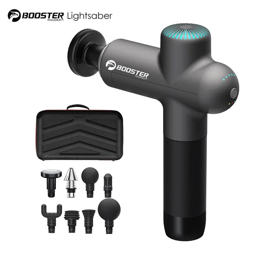Percussive Therapy Massage Gun | Portable Deep Tissue Device 4000mAh Fascia Gun Tidesmit