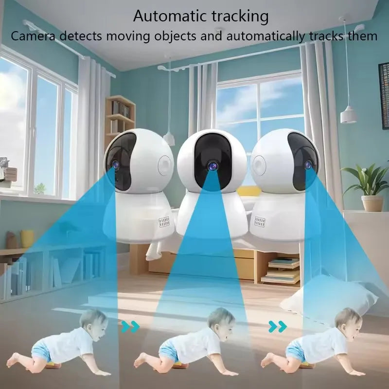 2K 400W Tuya Smart Mini WiFi IP Camera Remote Wireless Surveillance Auto Tracking Of Human Home Security CCTV Baby Pet Monitor