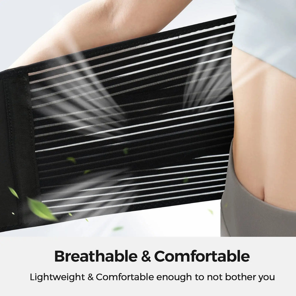 Back Support Brace for Lower Back Pain - Breathable Ergonomic Design Back Massage Instrument Tidesmit