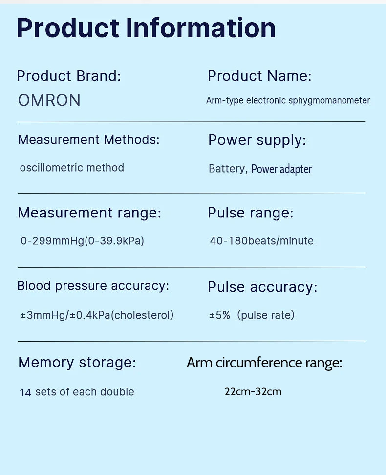 Omron HEM-7121 Blood Pressure Monitor Upper Arm Sphygmomanometer bp machine Household Use accurate Blood pressure Medical device