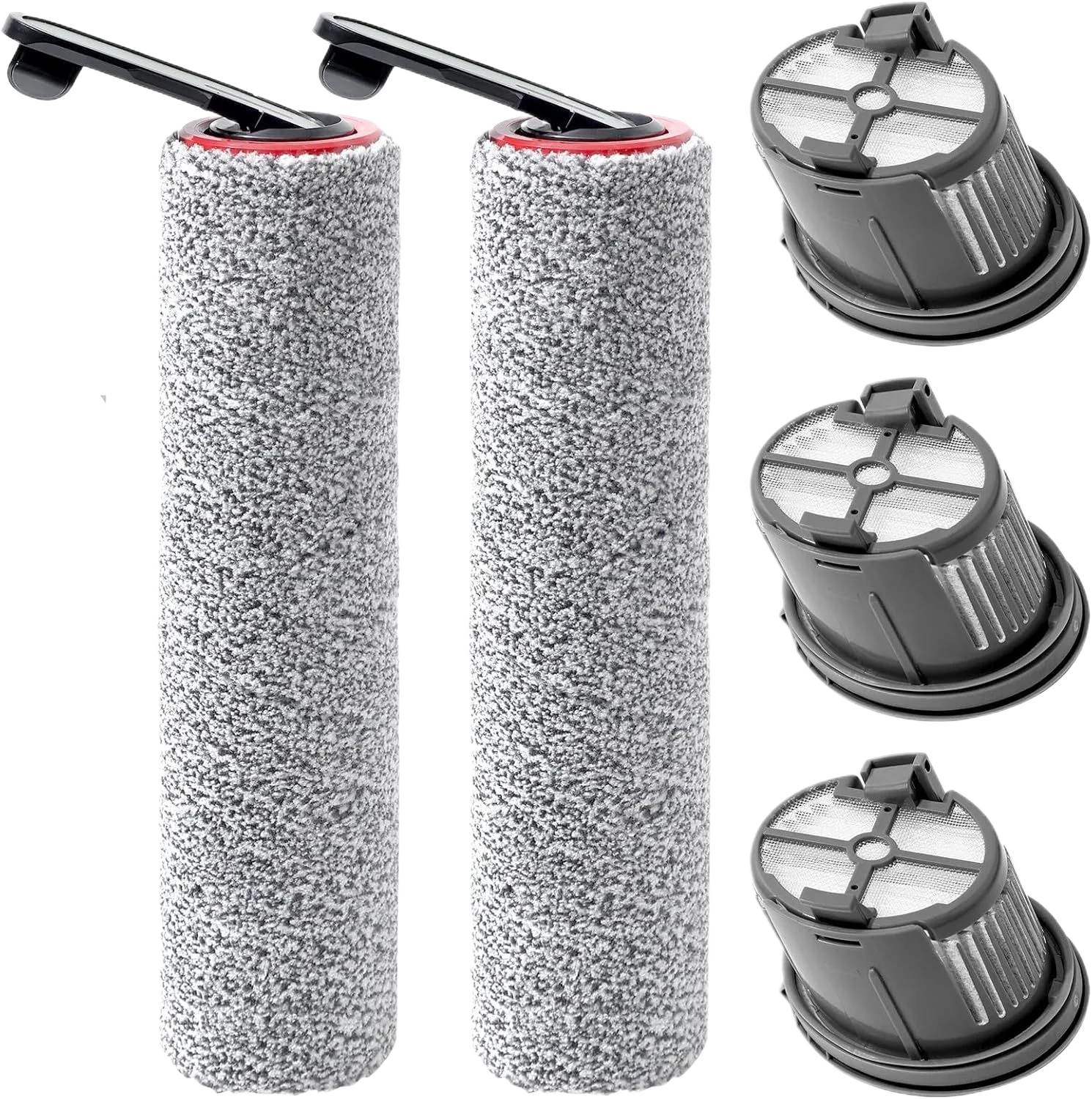 Tidesmit replacement HEPA filter and brush roller set for Dreame H14, H20, and H30 series vacuum cleaners, 7th view