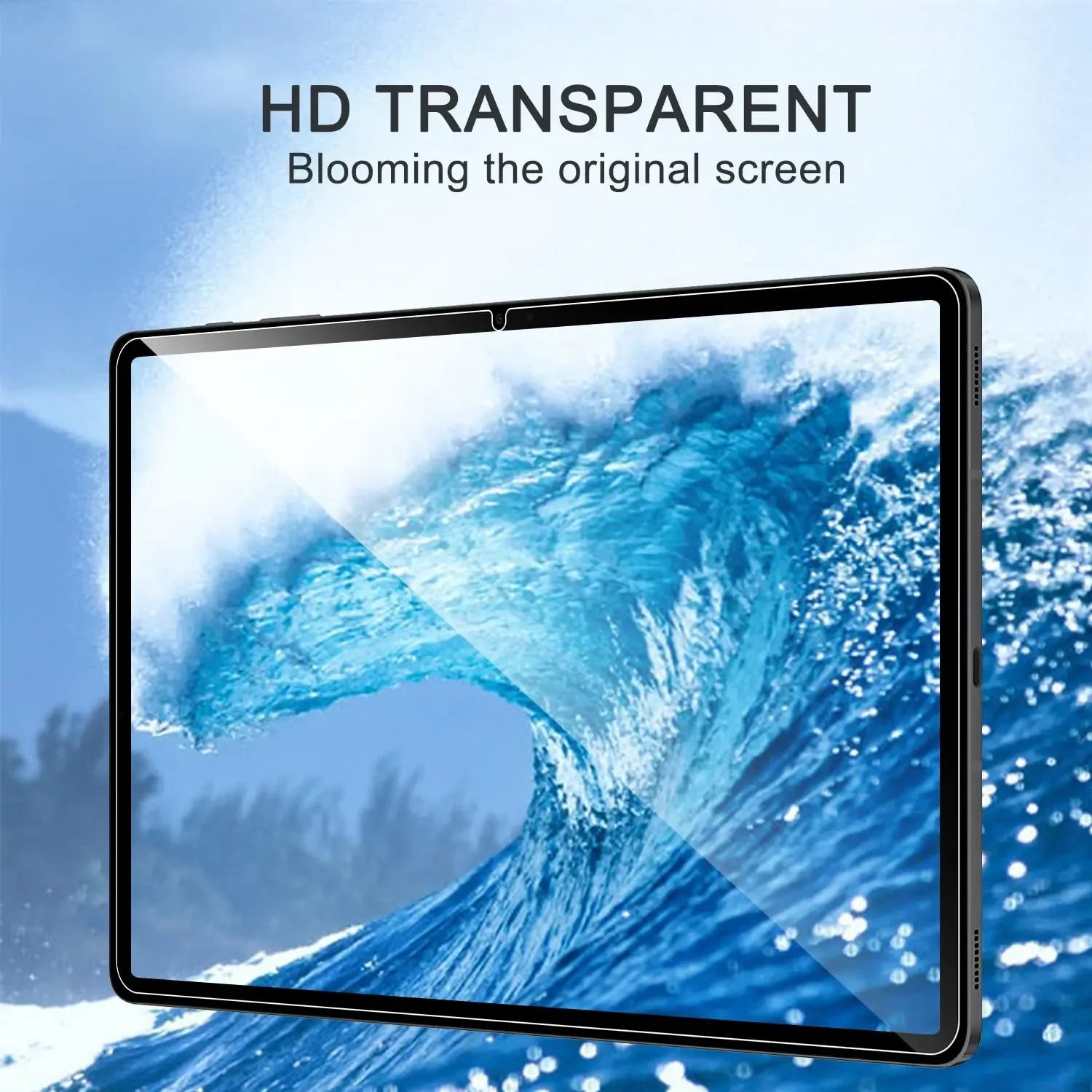 Samsung Galaxy Tab Tempered Glass Screen Protector | Anti-Scratch 9H Film Tidesmit
