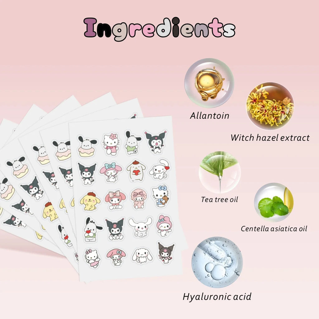 Acne patches, acne stickers, facial acne patches, concealer, concealer stickers 100PCS hello kitty
