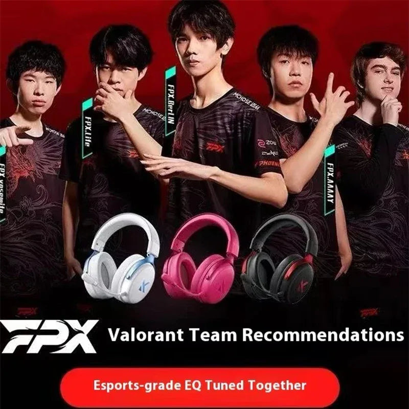 Tidesmit V9 Pro Wireless Gaming Headset Noise Canceling Tri-Mode Tidesmit