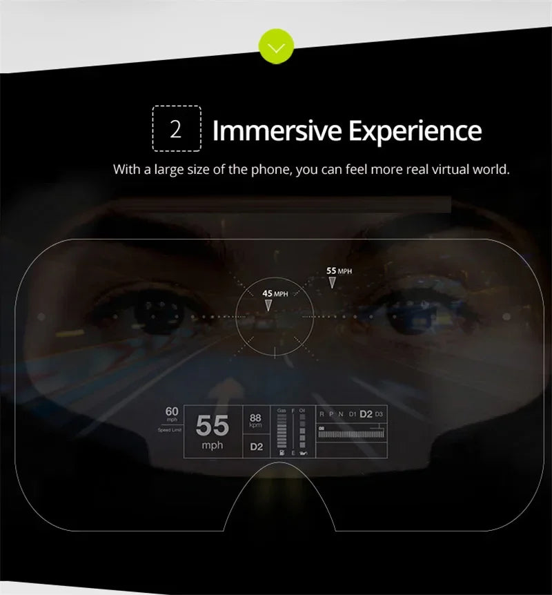 VR Headset for Smartphones: Immersive 3D Spatial Audio Glasses Tidesmit
