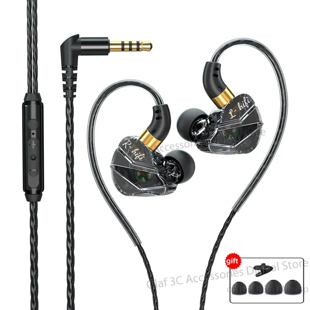 Tidesmit USB-C Wired Earbuds with 9D HiFi Stereo Bass - S16 Series 3.5mm Black-s16 China Mainland Tidesmit