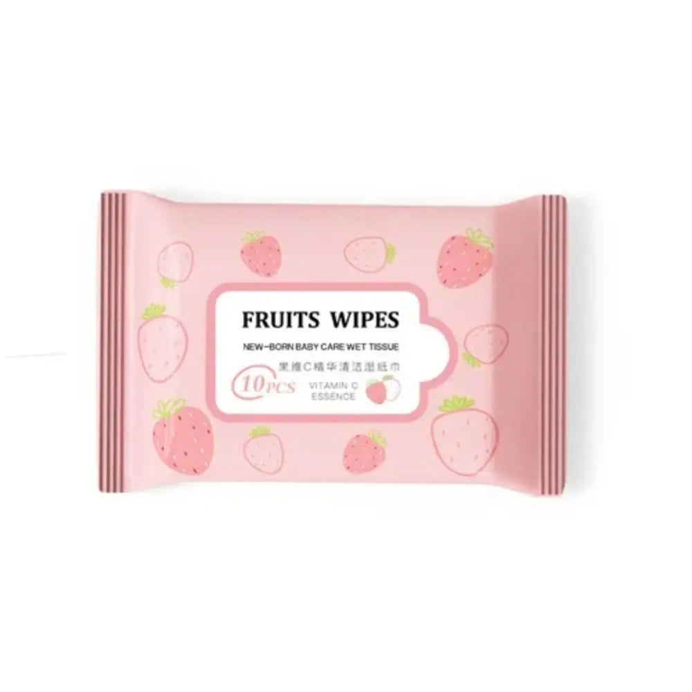 10Pcs/Pack New Spunlace Nonwoven Fabric Baby Wipes EDI Pure Water Extractable Baby Care Tools Disposable Portable Wet Wipes