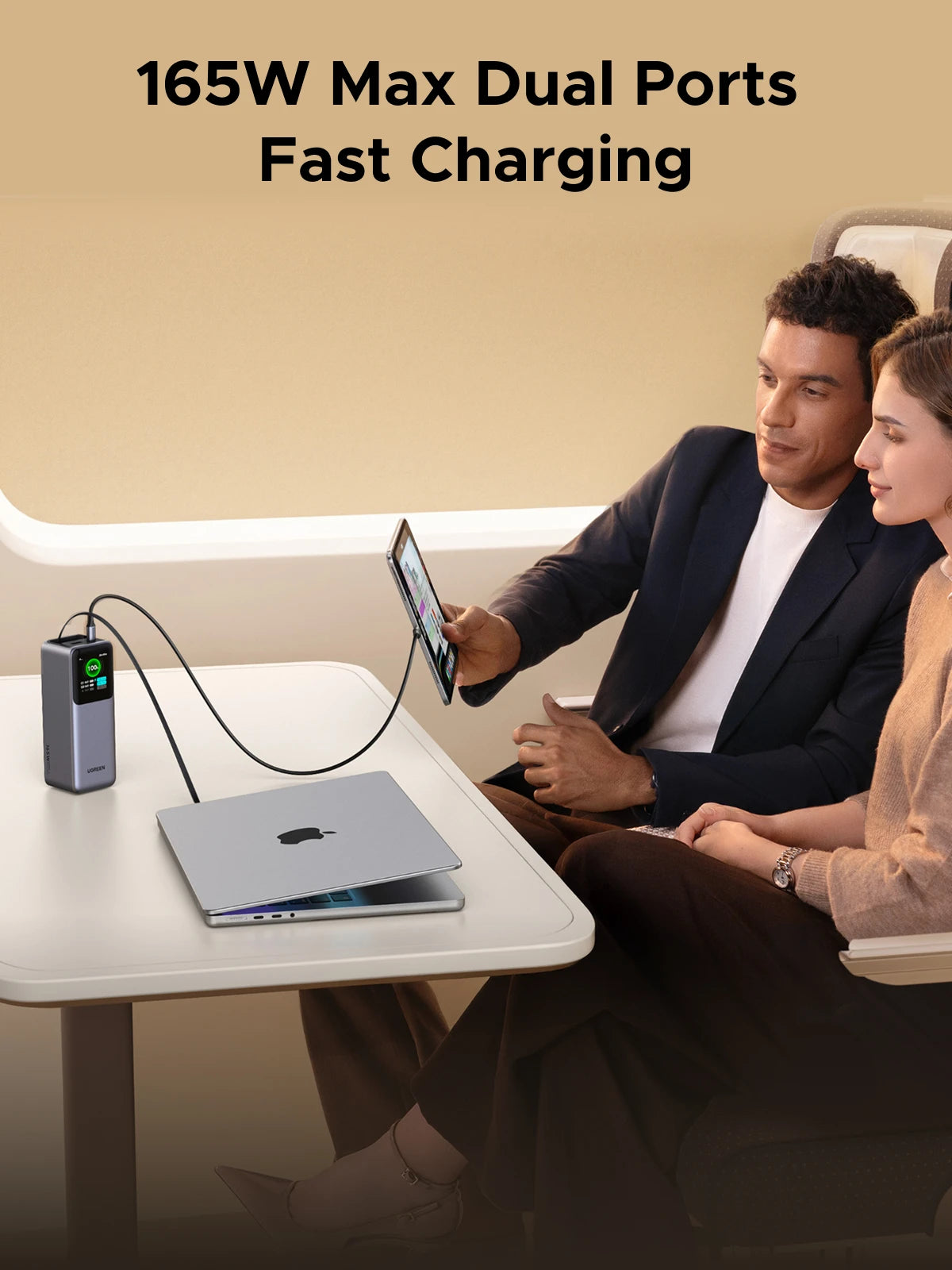 165W Portable Charger 20000mAh - Fast USB-C PD Power Delivery Tidesmit
