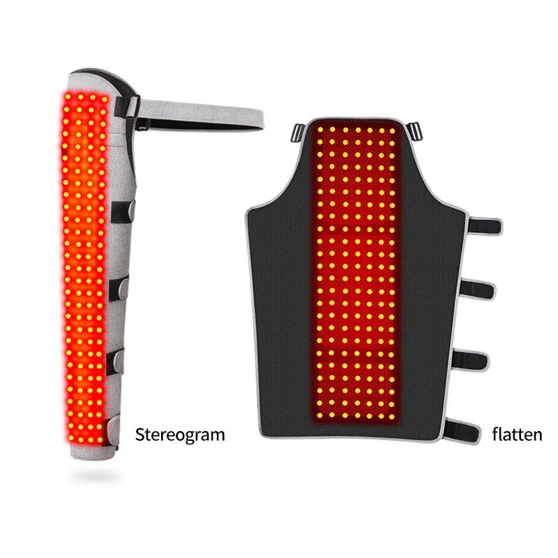 Red Light Heating Pad for Leg Pain - 24V Heated Support for Recovery Massage Cushion Tidesmit