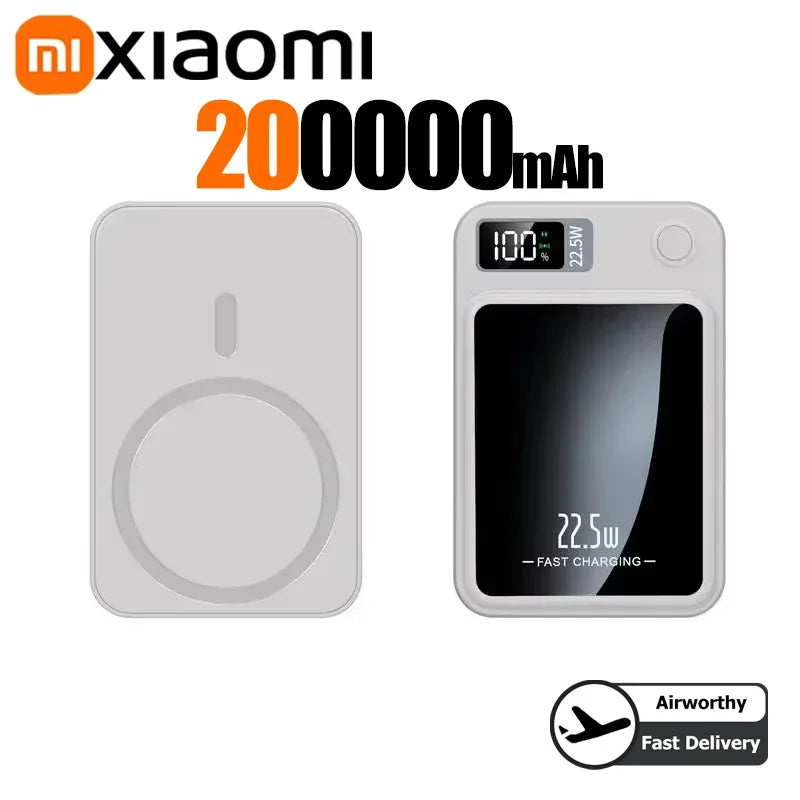 Tidesmit High Capacity Portable Power Bank – Fast PD Charging White 200000mAH Tidesmit