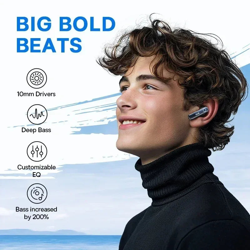 Tidesmit Wireless Noise Canceling Earbuds - 65Hr Playtime Bluetooth 5.3 Tidesmit