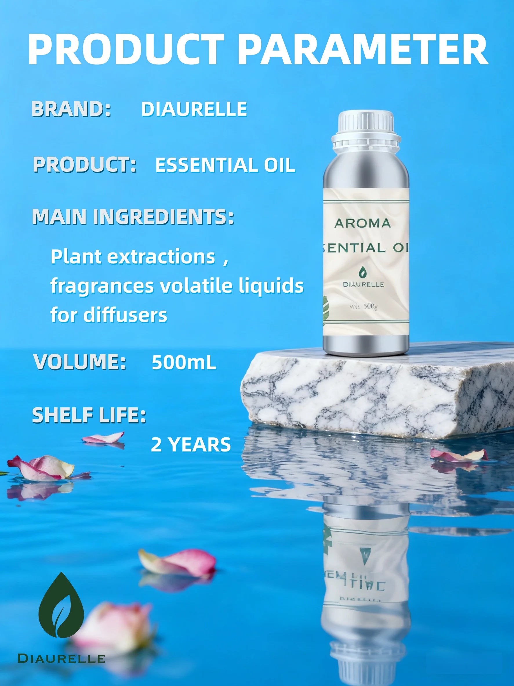 Bestseller 500ml Essential Oil Refill, Top Choice for Aromatic Diffuser & Air Freshener Machine, for Home and Hotel