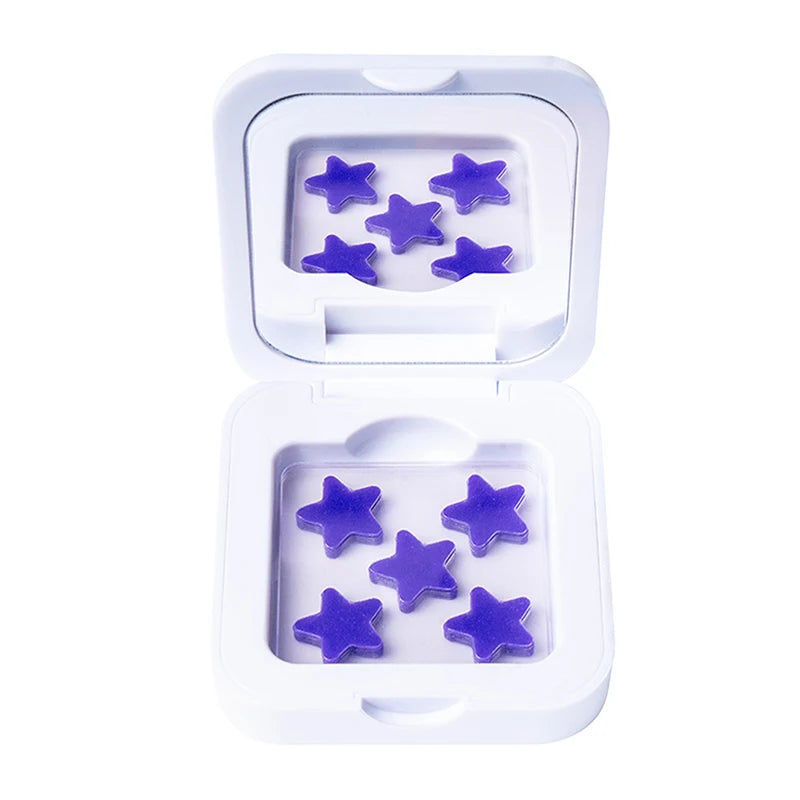 1Box Hydrocolloid Acne Patch Fade Repair Invisible Acne Removal Stickers Concealer Makeup Tool Star With Mirror