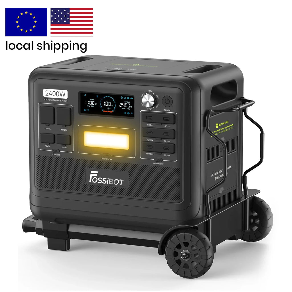【BestSelling】 F2400 Portable Power Generator 2400W Solar with App Control 230V EU for Outdoor Fishing Camping Portable P