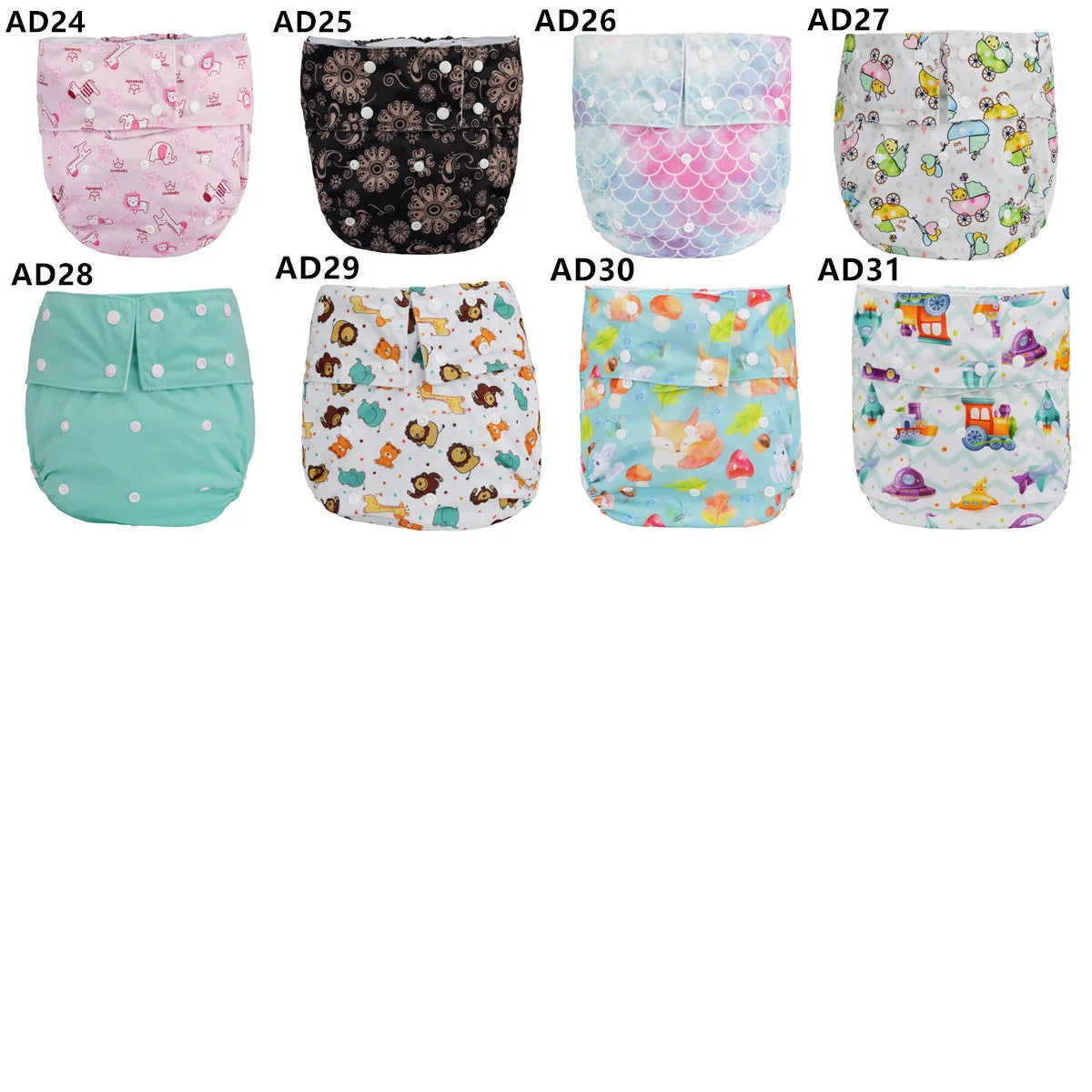 [Sigzagor]1 Teen Adult Cloth Diaper Nappy Pocket Incontinence Waterproof Reusable Leg Gussets Insert ABDL Age Play Costumes