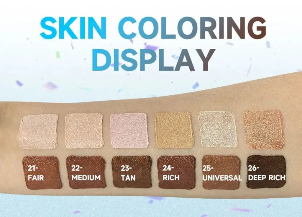 Tidesmit double-ended contour stick for sculpting and full coverage waterproof highlight and shadow face makeup